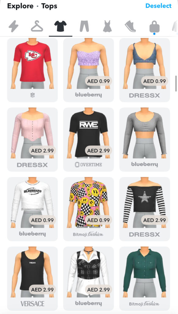 Bitmoji Fashion