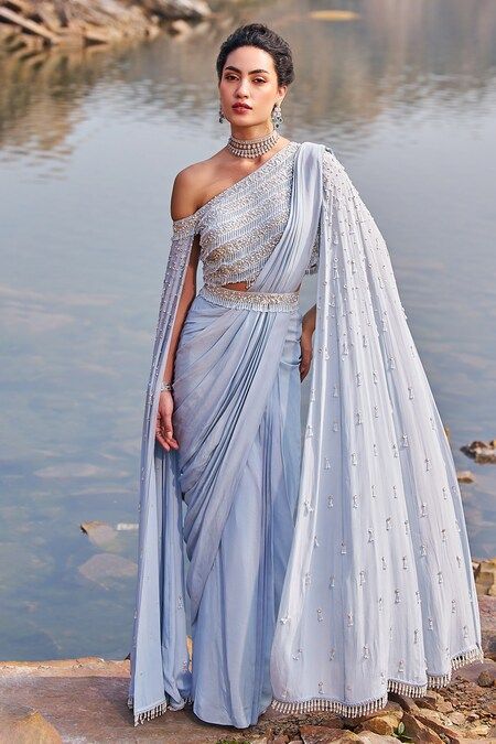 one shoulder cape