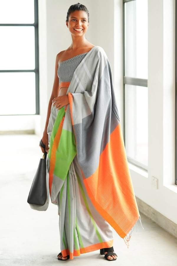 patchwork sari