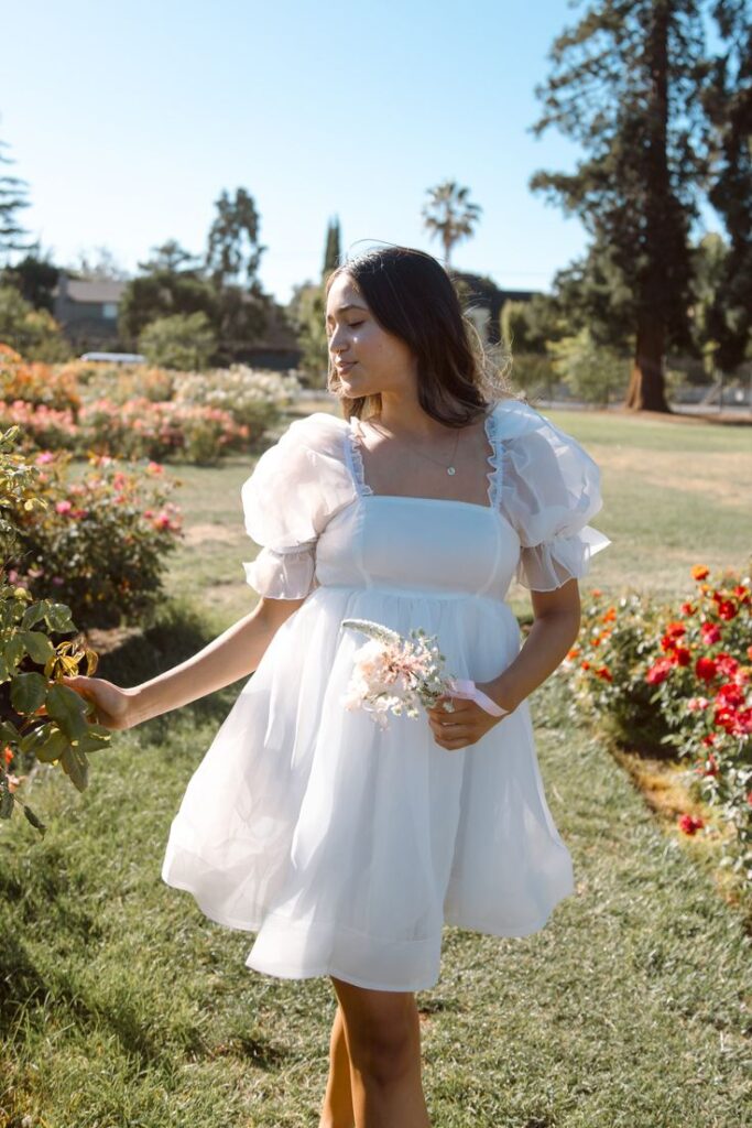 angelic white dress