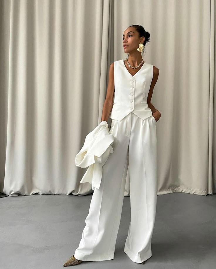 white suit
