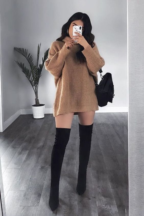 Chic and panache ways to style your sweater dresses!