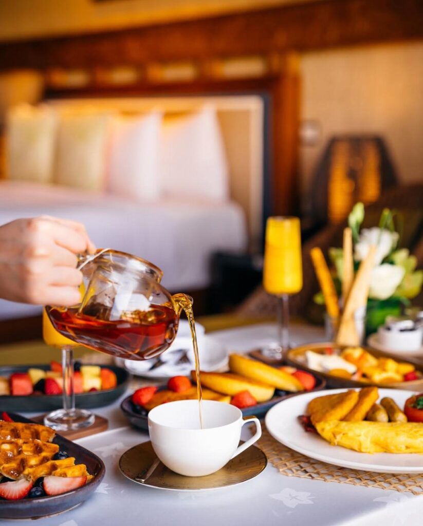 morning breakfast at lapita