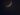 Crescent moon