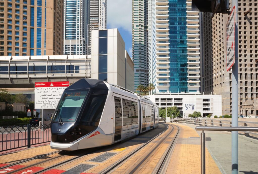 Dubai tram