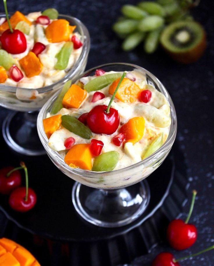 ice cream fruit salad