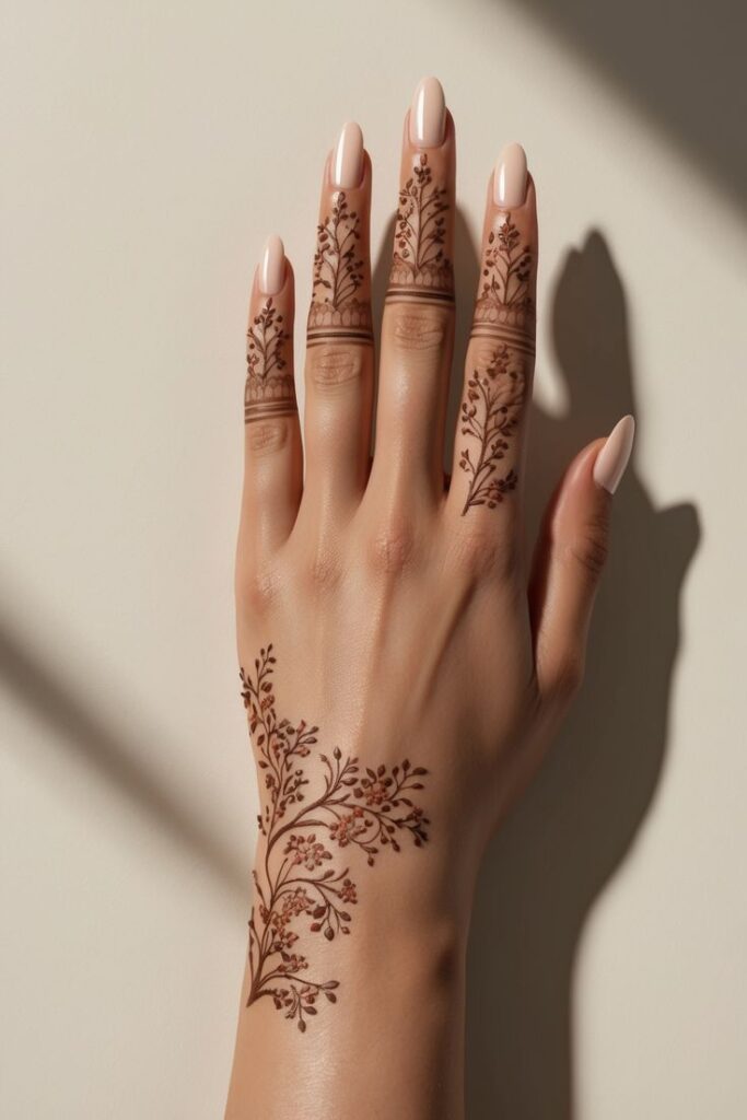 minimalistic henna