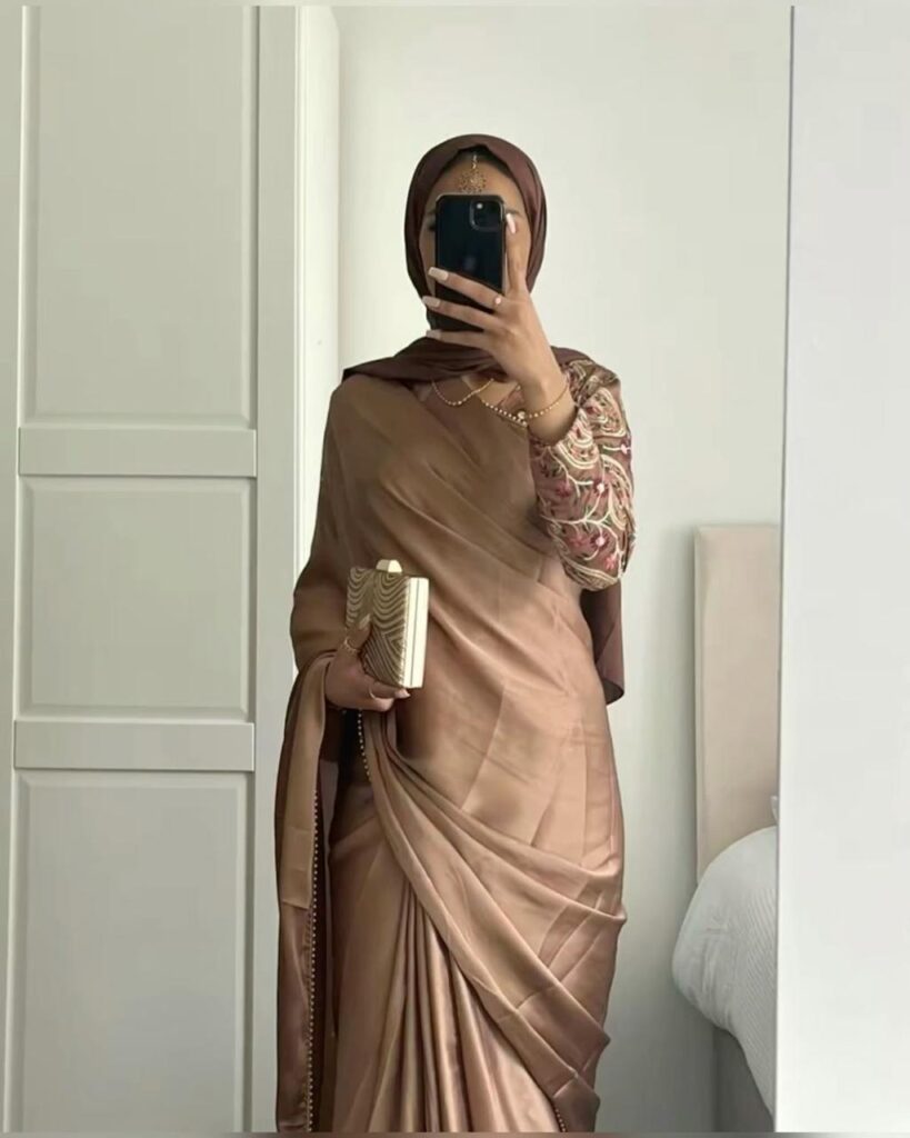 saree look