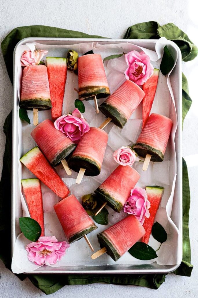 watermelon popsicles