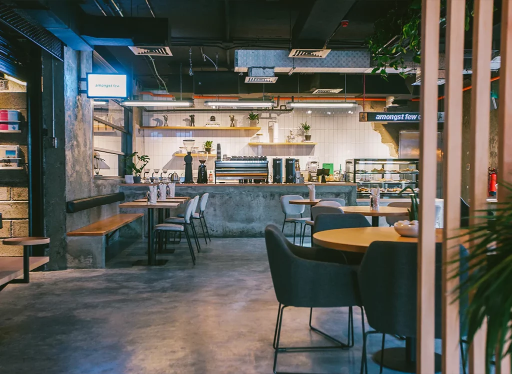 amongst few cafe