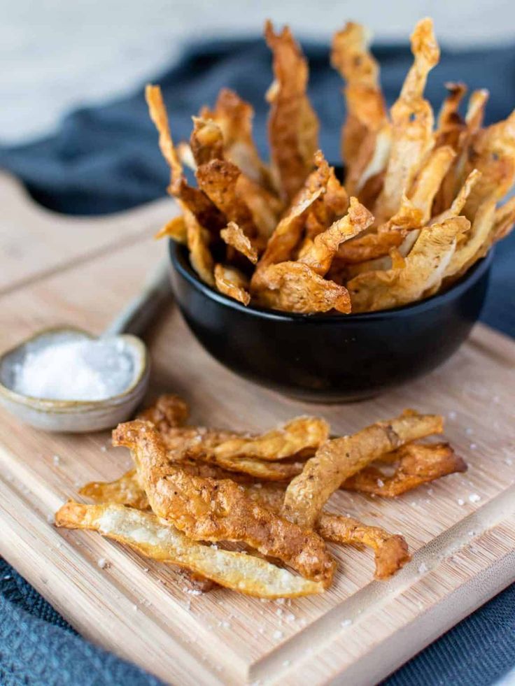 crispy potato skin chips