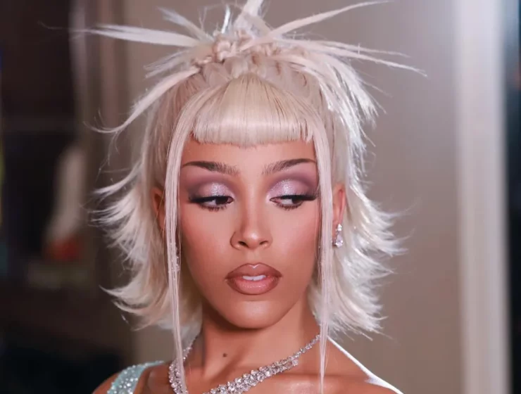 frosted makeup look