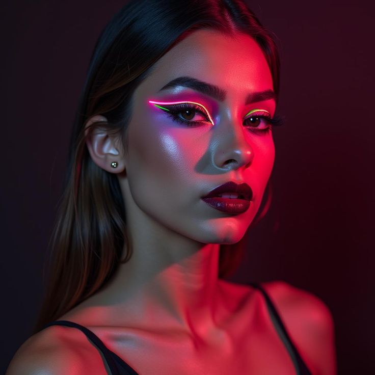 neon makeup