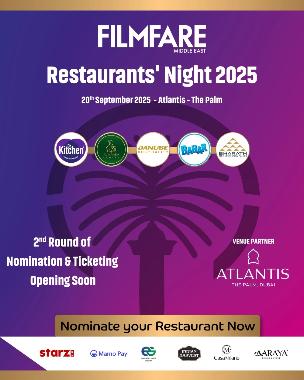 Restaurant Night 2025 Filmfare Middleeast - Atlantis Hotel Dubai UAE Restaurant Night 2025 Filmfare Middleeast - Atlantis Hotel Dubai UAE