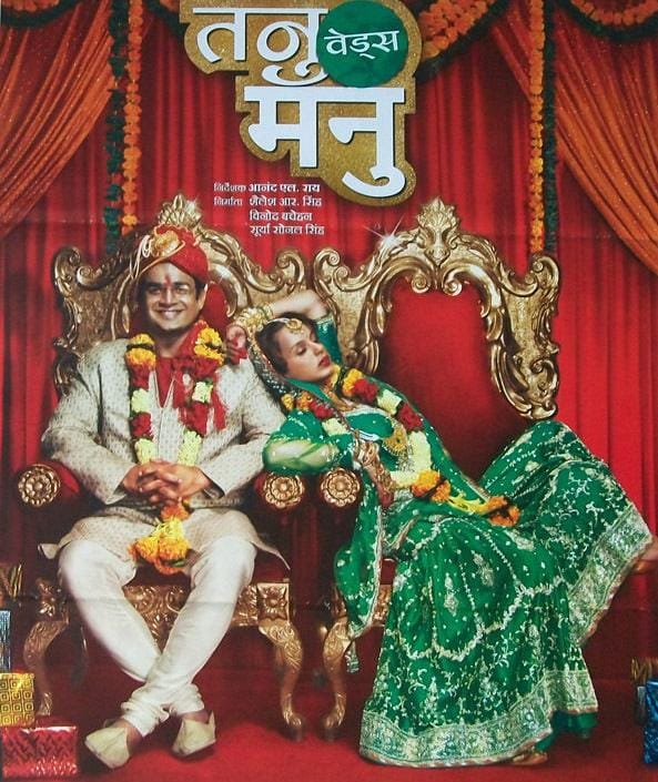 Kangana Ranaut and R Madhavan in Tanu Weds Manu