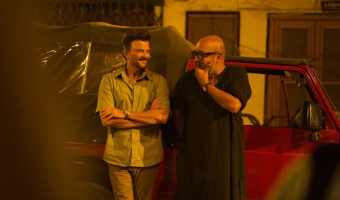 Subedaar star Anil Kapoor with suresh triveni