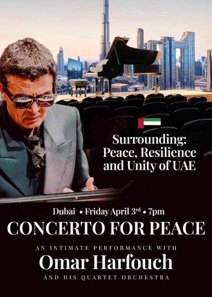 Omar Harfouch Concert for Peace in Dubai