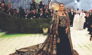Met Gala 2026 Indian celebrities Sudha Reddy in the Kalamkari Tree of Life gown