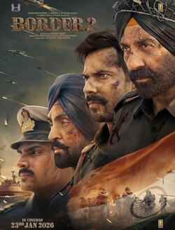 Border 2 box office hit: Sunny Deol in the official war epic poster