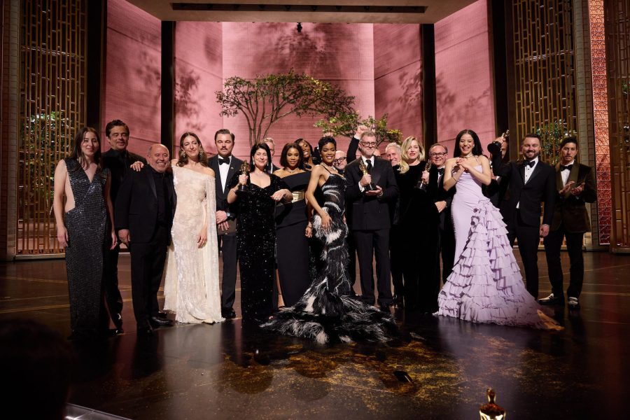 Oscars 2026 winners on stage at the Dolby Theatre for One Battle After Another