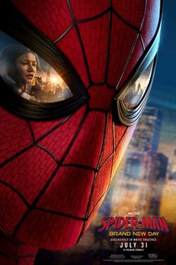 Spider-Man Brand New Day poster with Tom Holland