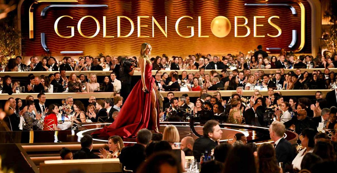 Golden Globes 2026 winners on stage at the 83rd ceremony at The Beverly Hilton