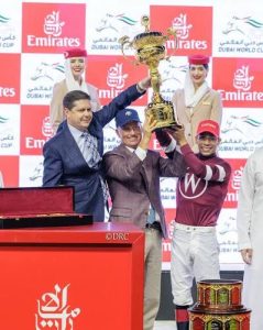 Dubai World Cup 2026 winner Magnitude at Meydan Racecourse
