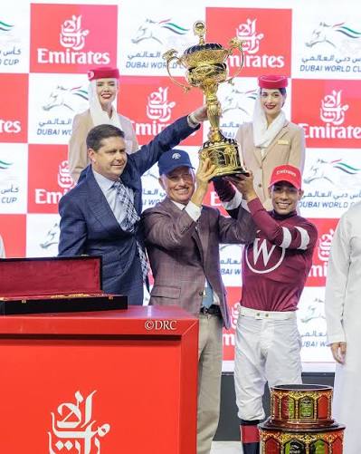 Dubai World Cup 2026 winner Magnitude at Meydan Racecourse