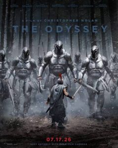 The Odyssey IMAX poster with Matt Damon as Odysseus