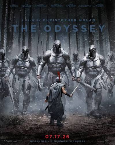 The Odyssey IMAX poster with Matt Damon as Odysseus