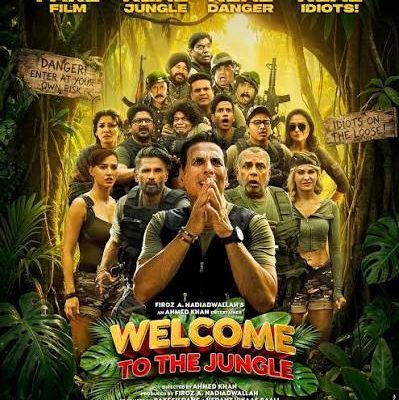 Welcome to the Jungle poster with Akshay Kumar and the ensemble cast
