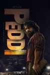 Peddi movie poster with Ram Charan as Peddi